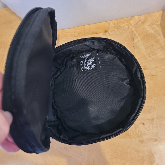 The Nightmare Before Christmas Floral Circle Makeup Bag - Picture 9 of 14